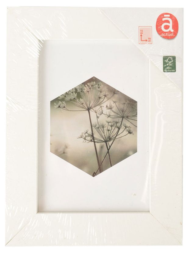 Фоторамка Actuel белая МДФ, 10х15 см