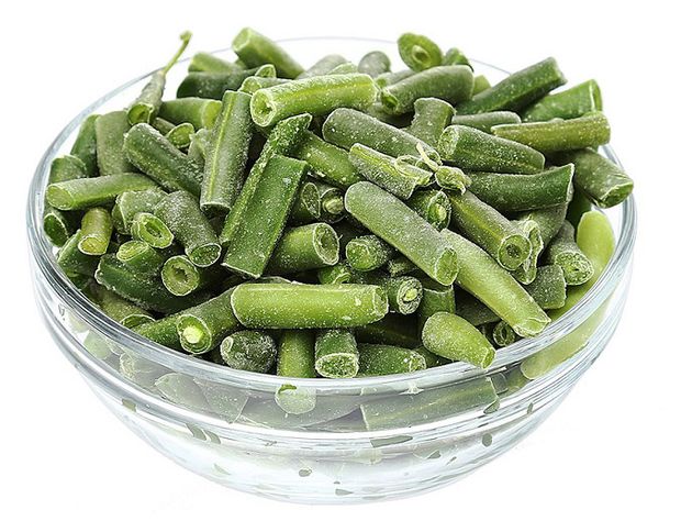 Фасоль стручковая зеленая замороженная, вес