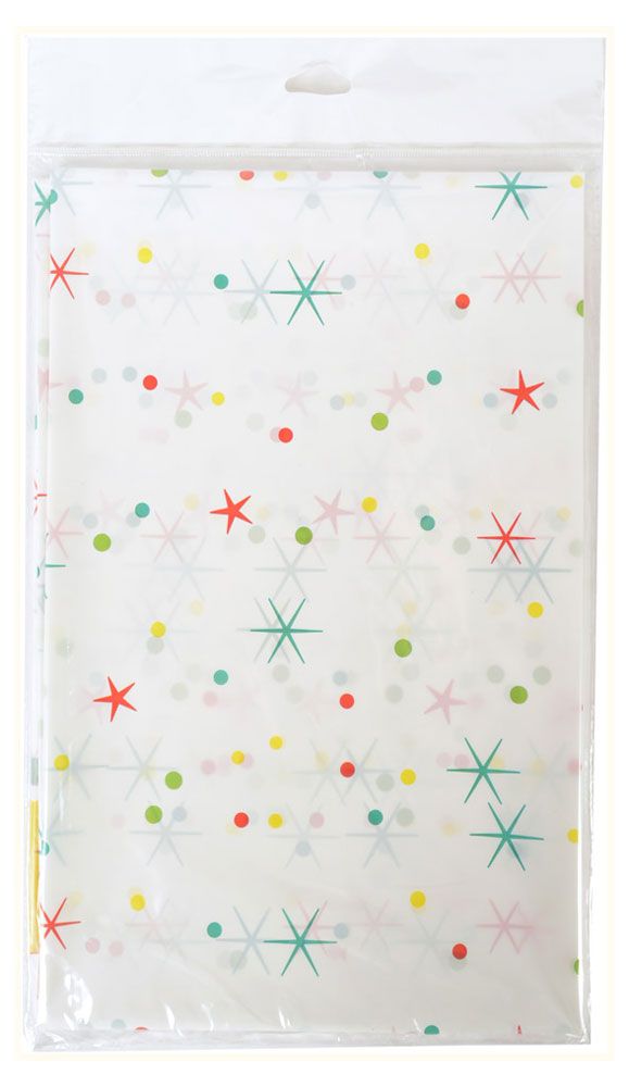 Скатерть одноразовая Фантазия полиэтилен, 110х140 см