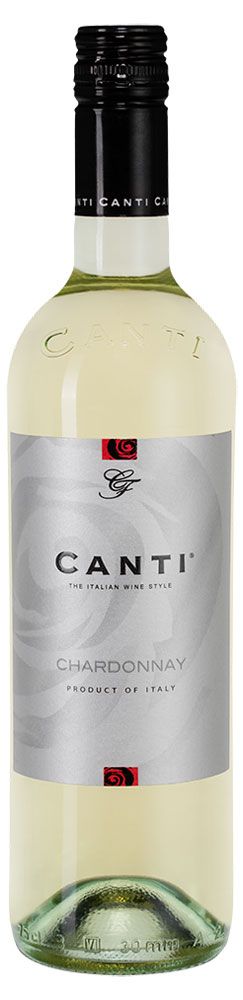 Вино Canti Chardonnay белое полусухое Италия, 0,75 л