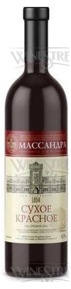 Вино Массандра красное сухое Россия 075 л 450₽