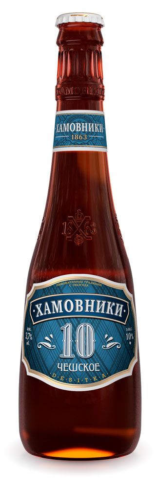 Пиво Хамовники Чешское светлое фильтрованное 3,7%, 450 мл