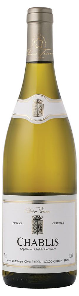 Вино Chablis белое сухое Франция, 0,75 л