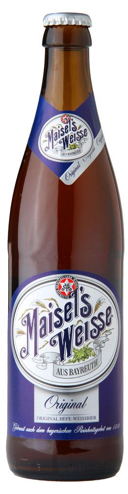 Алкоголь (самовывоз)  Ашан Пиво Maisels Weisse Original светлое нефильтрованное 5,2%, 500 мл