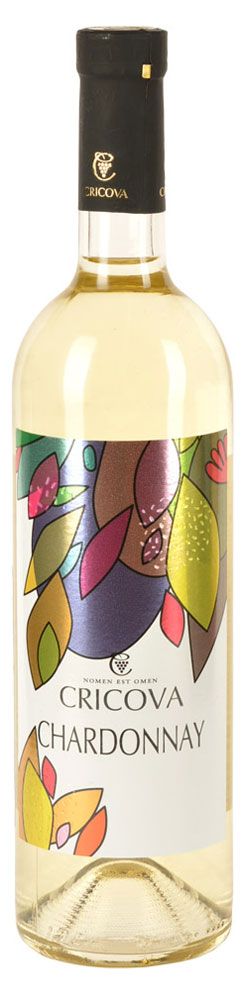 Вино Cricova Chardonnay белое сухое Молдова, 0,75 л