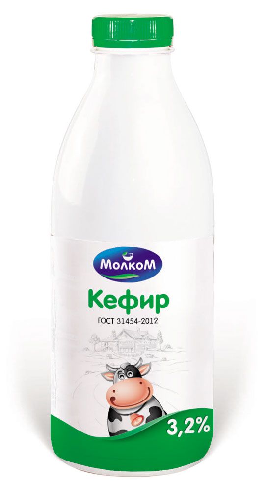 Кефир МОЛКОМ 3,2%, 950 г