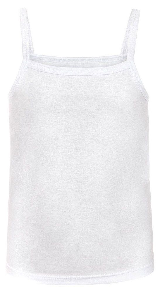 Майка женская Каждый день на бретелях белая, р.56