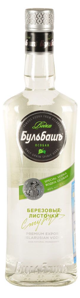 Водка Бульбашъ Особая Березовые Листочки, Беларусь, 0,5 л