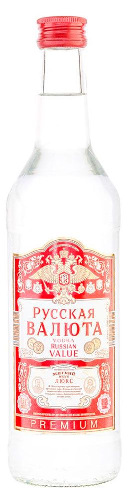 Водка Русская Валюта Premium Россия, 0,5 л