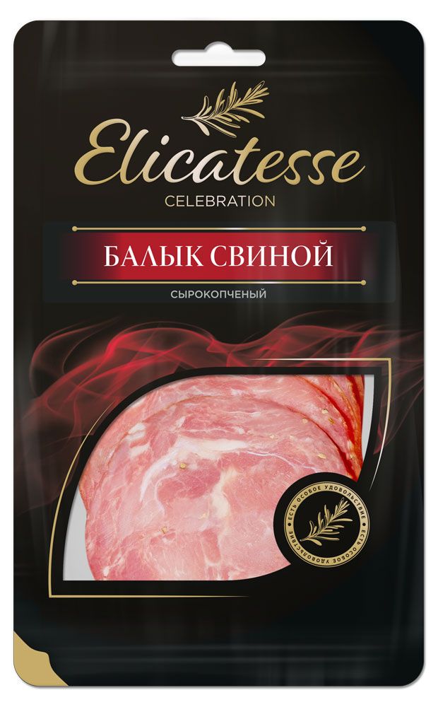 Балык свиной сырокопченый СПК Elicatesse нарезка, 100 г
