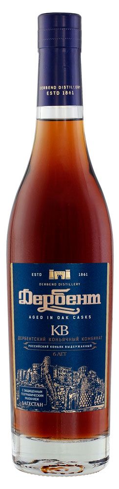 Коньяк Дербент КВ Россия, 0,5 л