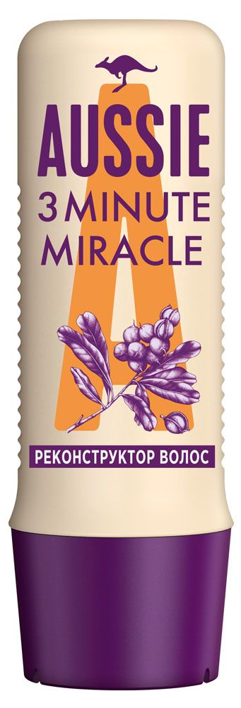 Маска для волос для волос Aussie 3 Minute Miracle с экстрактом мелиссы 225 мл 550₽