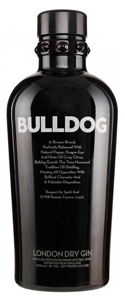 Алкоголь (самовывоз)  Ашан Джин Bulldog London Dry Gin Великобритания, 0,7 л