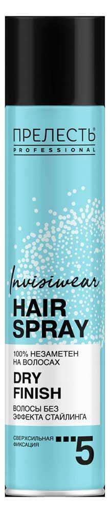 Лак для волос Прелесть Professional Invisiwear Dry Finish 300 мл 450₽