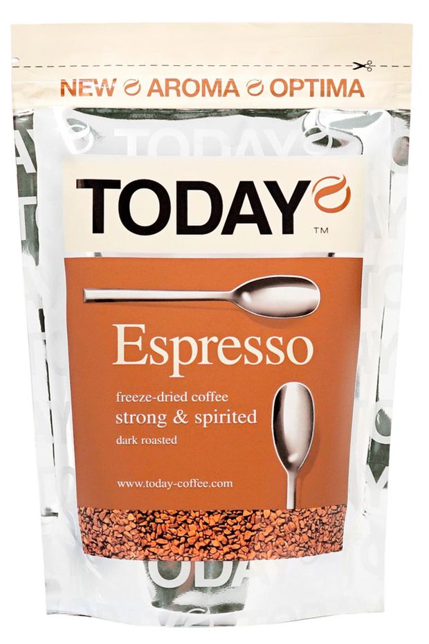 Кофе растворимый TODAY Espresso сублимированный 75 г 199₽