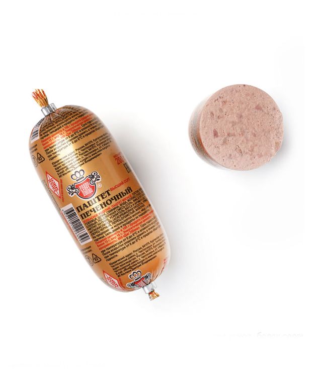 Паштет из говяжьей печени Велес Печеночный 200 г 115₽