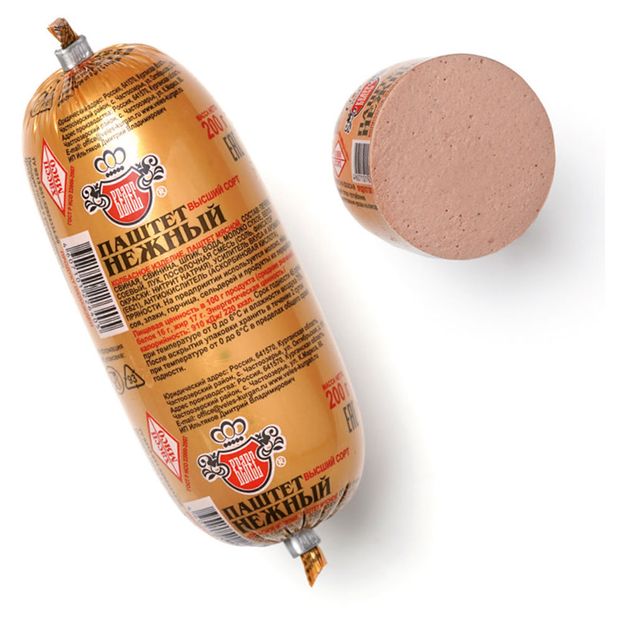 Паштет Велес Нежный из свиной печени 200 г 115₽