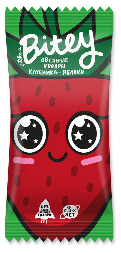 Батончик Take a Bitey Яблоко-Клубника от 3-х лет 30 г 80₽