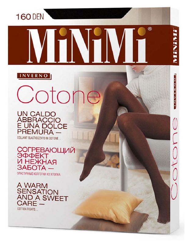 Колготки Minimi Multifibra 160 den черные, размер 4