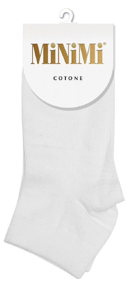Носки женские Minimi COTONE 1201 белые, р. 35/38