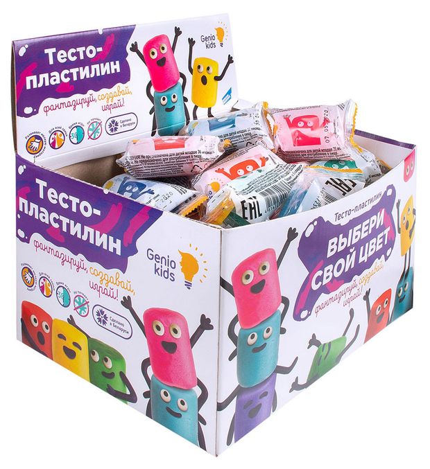 фото Тесто-пластилин genio kids колбаска