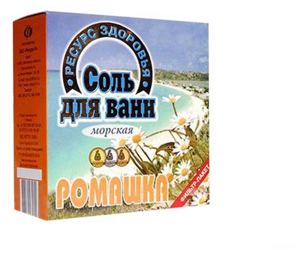 Соль для ванны Ресурс Здоровья Ромашка, 1 кг