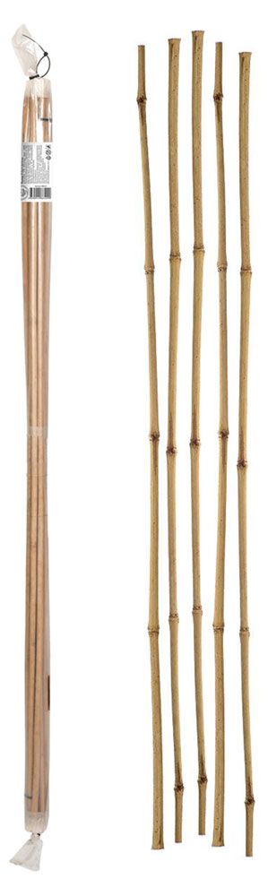 Опора для растений Garden Show бамбуковая 0,8-1х90 см, 5 шт