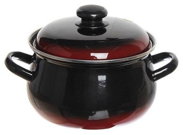 Кастрюля Лысьвенские эмали Южанка для индукционных плит, 3 л