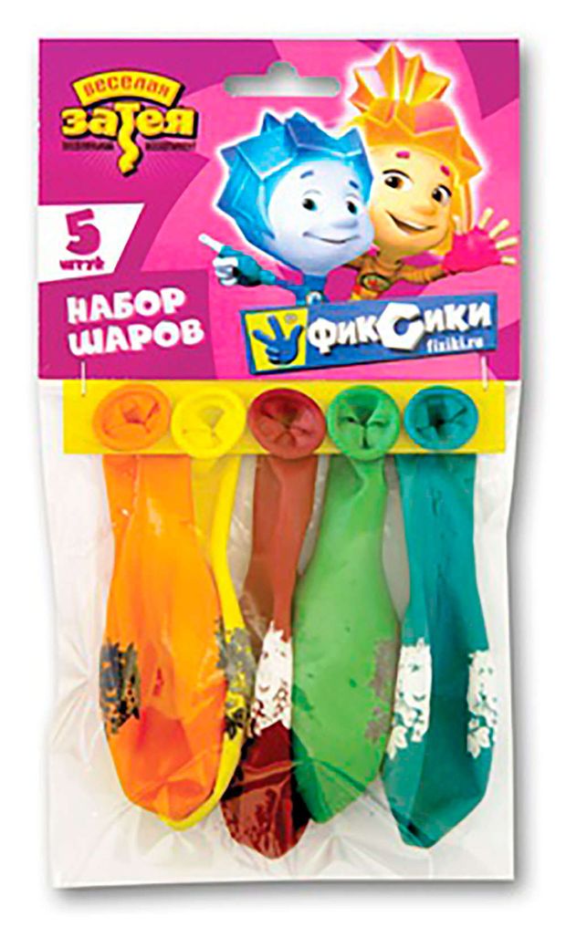 Набор шаров Веселая затея Мультики 30 см 110₽