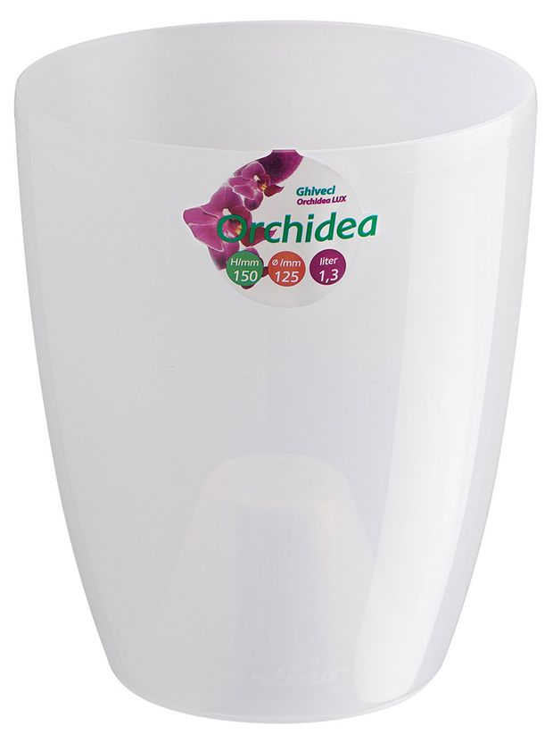 Горшок Santino Orchidea LUX прозрачный 125 см 13 л 150₽