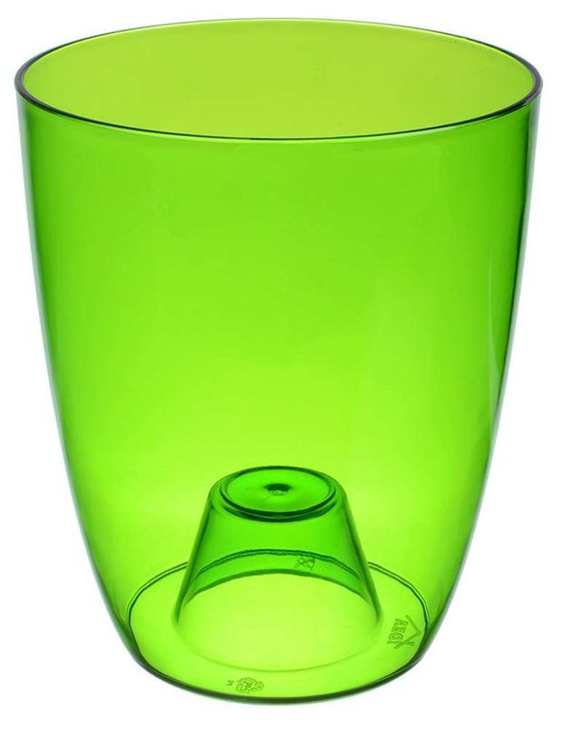 Кашпо Idea Орхидея зеленое 13 см 140₽