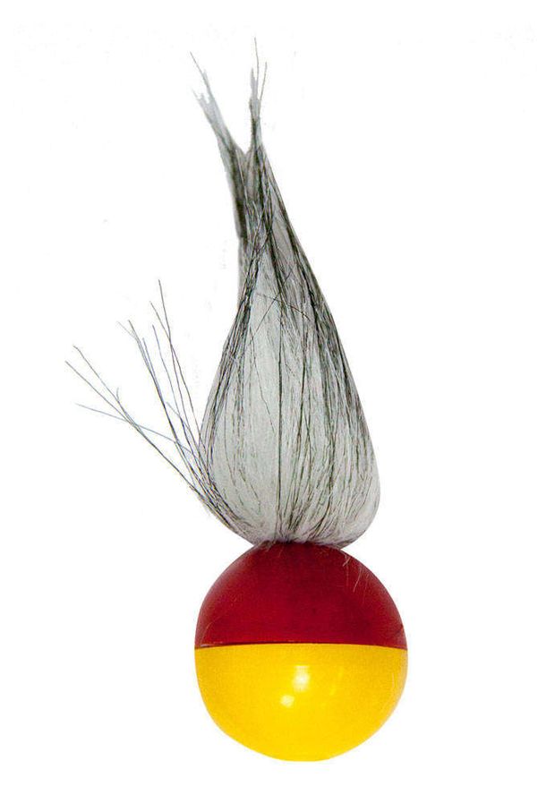 Погремушка для кошек Зооник малая бубенчик с мехом 3 см 30₽