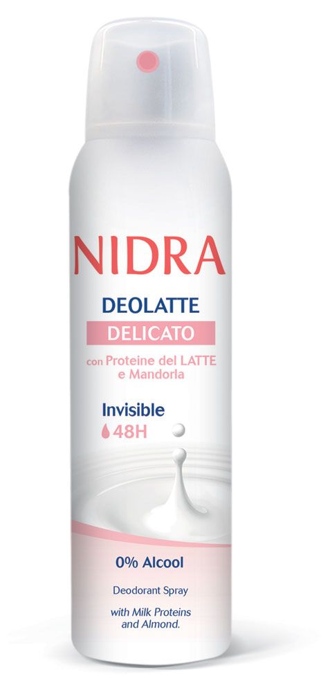 Дезодорант спрей Nidra деликатный с молочными протеинами и миндалем, 150 мл