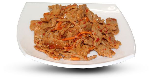 Соевое мясо по корейски