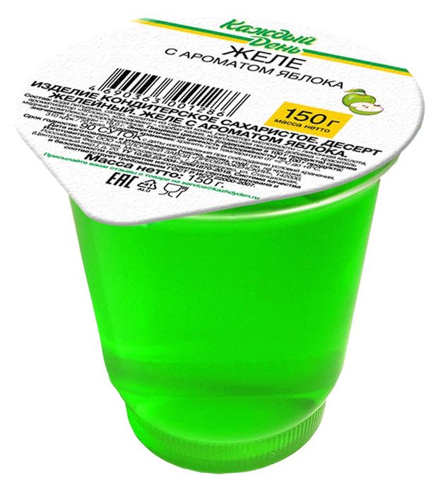 Желе Каждый день с ароматом яблока охлажденное, 150 г