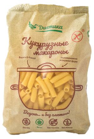 Макаронные изделия фигурные Диетика из кукурузной муки Макароны, 300 г