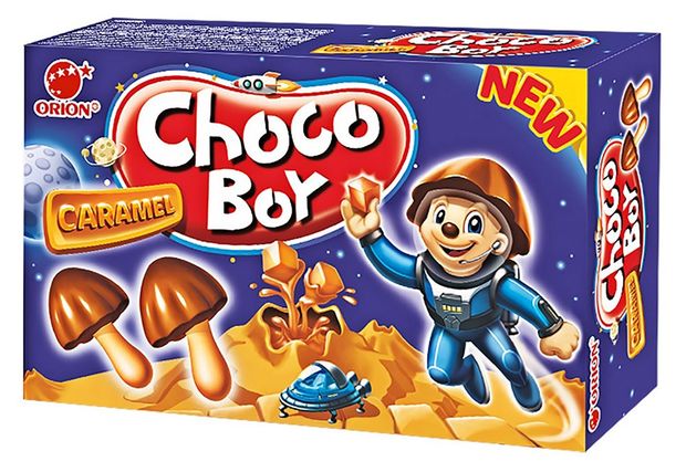 Печенье Orion Choco Boy c карамелью, 45 г