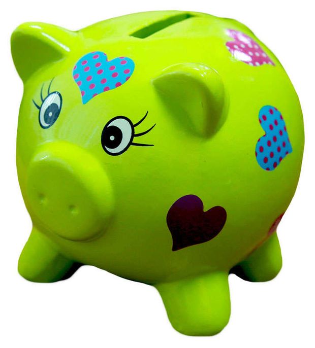 Копилка Arte Nuevo Свинка керамическая, 10 см