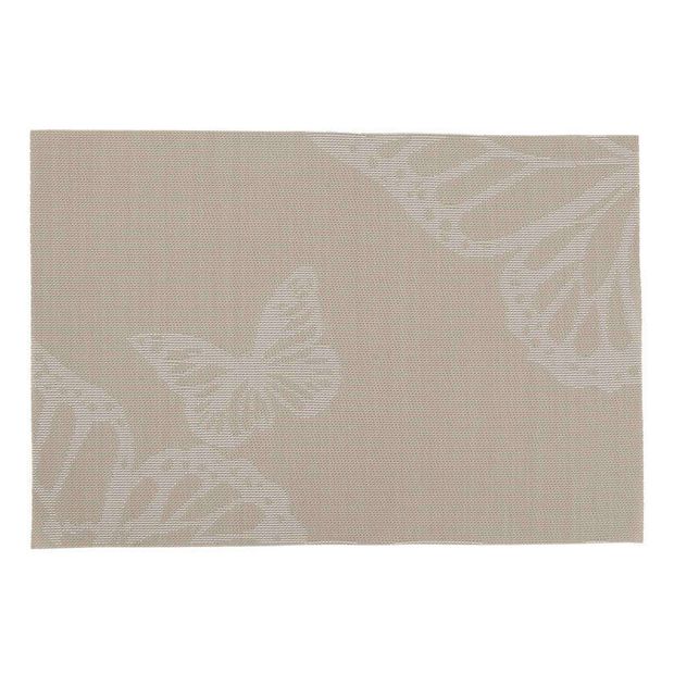 Салфетка сервировочная Remiling Бабочки бежевая, 30х45 см