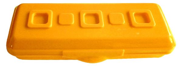 Пенал пластиковый, 1 шт, в ассортименте