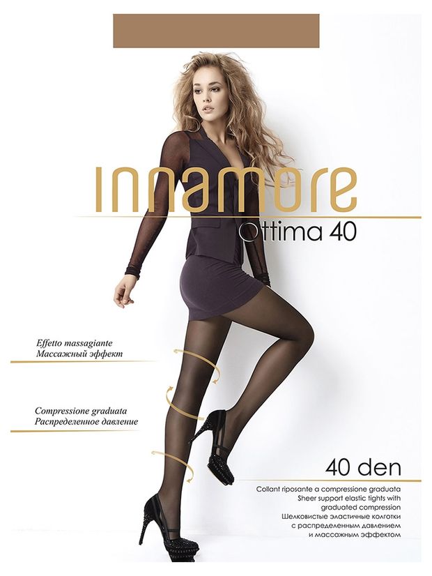Колготки Innamore Ottima 40 den Daino темно-бежевые, размер 3