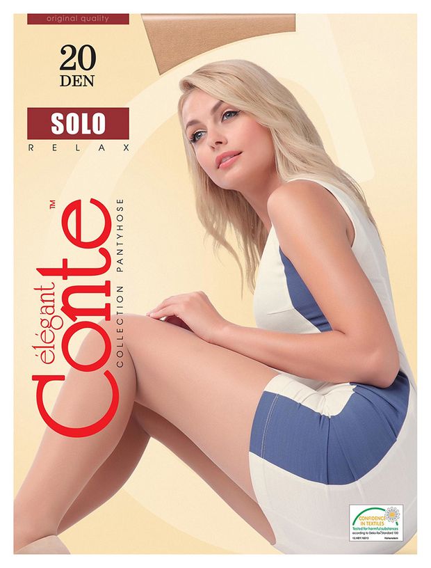 Колготки Conte Solo natural 20 den, размер 4
