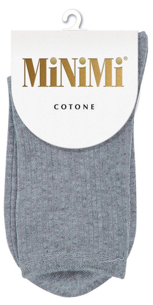 Носки женские MiNiMi Cotone 1203 серые, размер 39/41