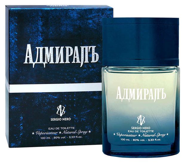 Туалетная вода Sergio Nero Адмиралъ мужская 100 мл 740₽