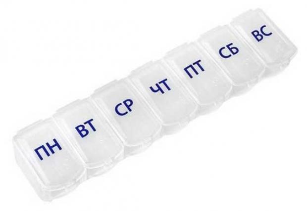 Таблетница Master Uni на одну неделю 1 шт 159₽