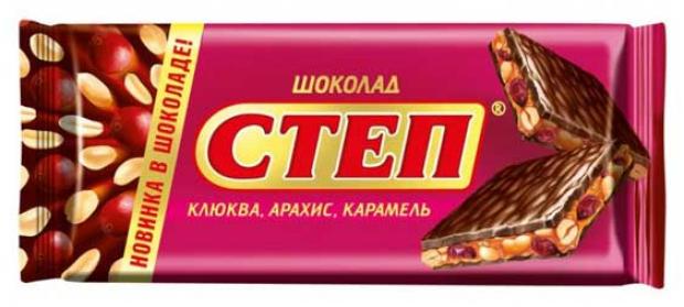 

Шоколад «Степ» клюква арахис карамель, 100 г