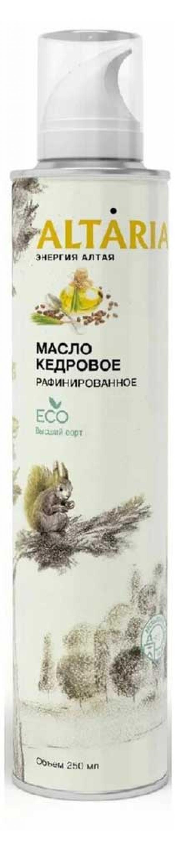 

Масло кедрового ореха Altaria нерафинированное, 250 мл