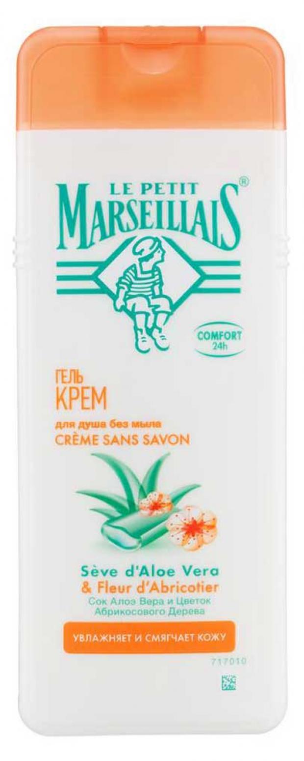 

Гель-крем для душа Le Petit Marseillais Sensitive с соком Алоэ вера и цветком абрикосового дерева, 400 мл