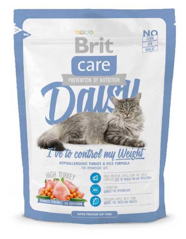 Сухой корм для кошек Brit Care Cat Daisy, 400 г brit brit care cat crazy kitten сухой корм для котят беременных и кормящих кошек с курицей и рисом