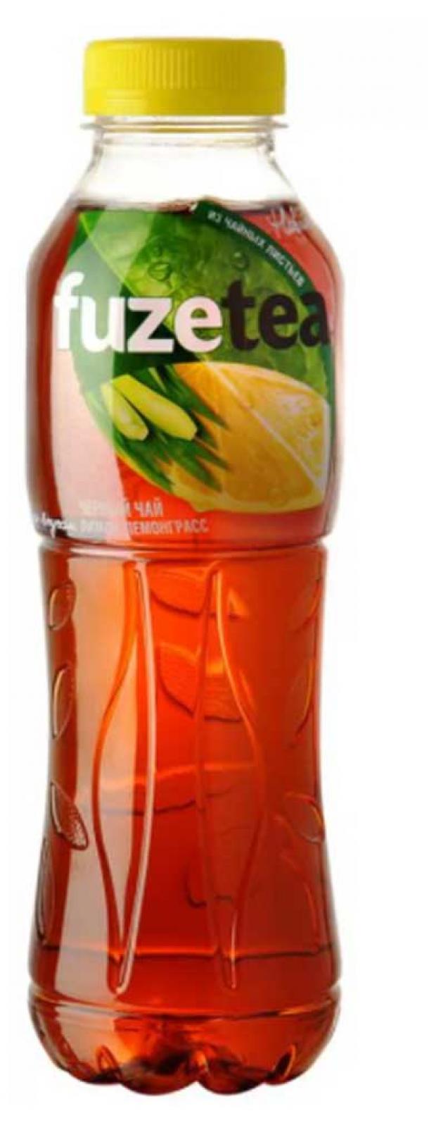 

Чай холодный FuzeTea лимон-лемонграсс черный, 1 л
